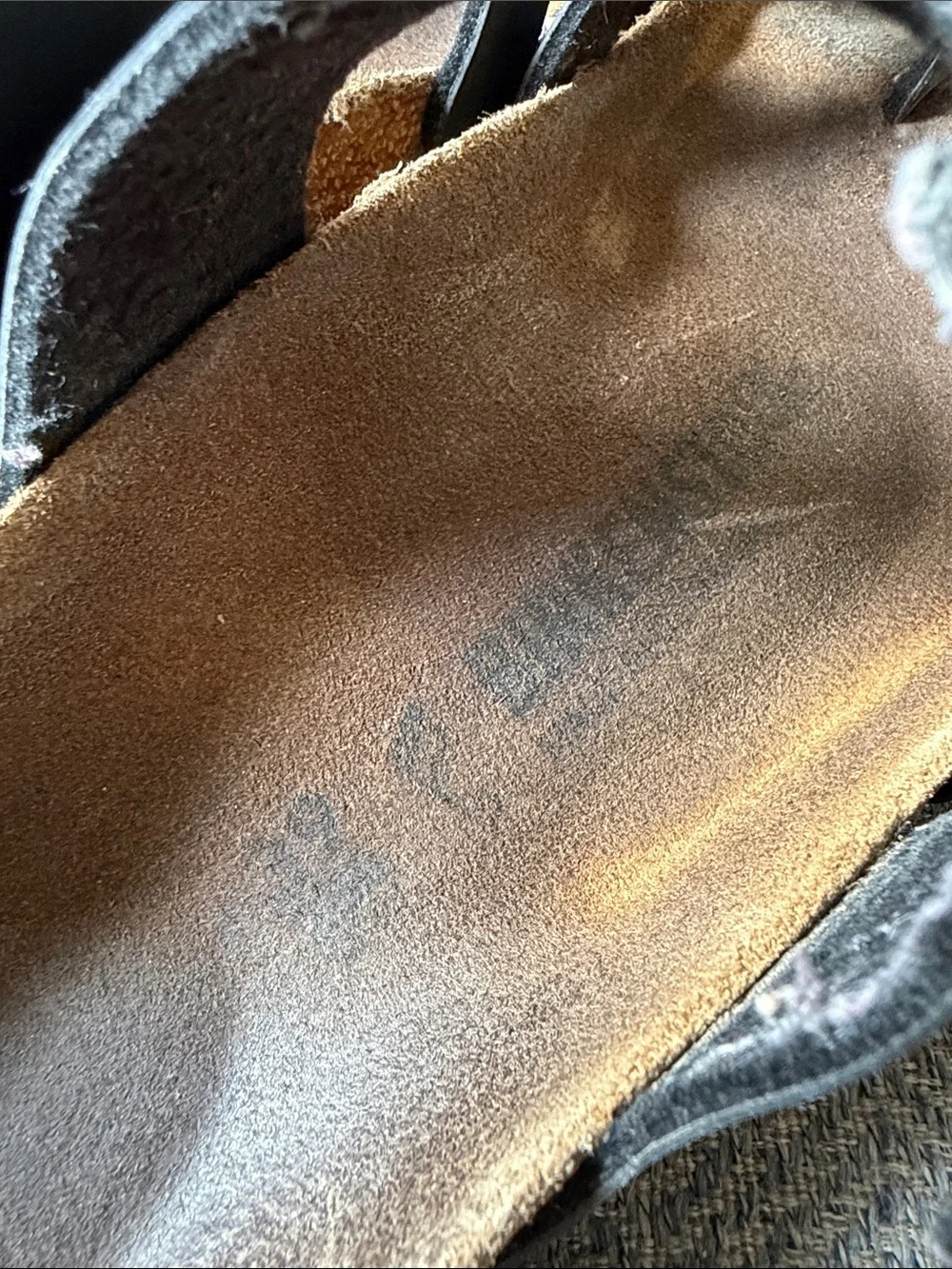 Birkenstock MAYARI Earth Black Leather Sandals Size: 39( L8/M6)